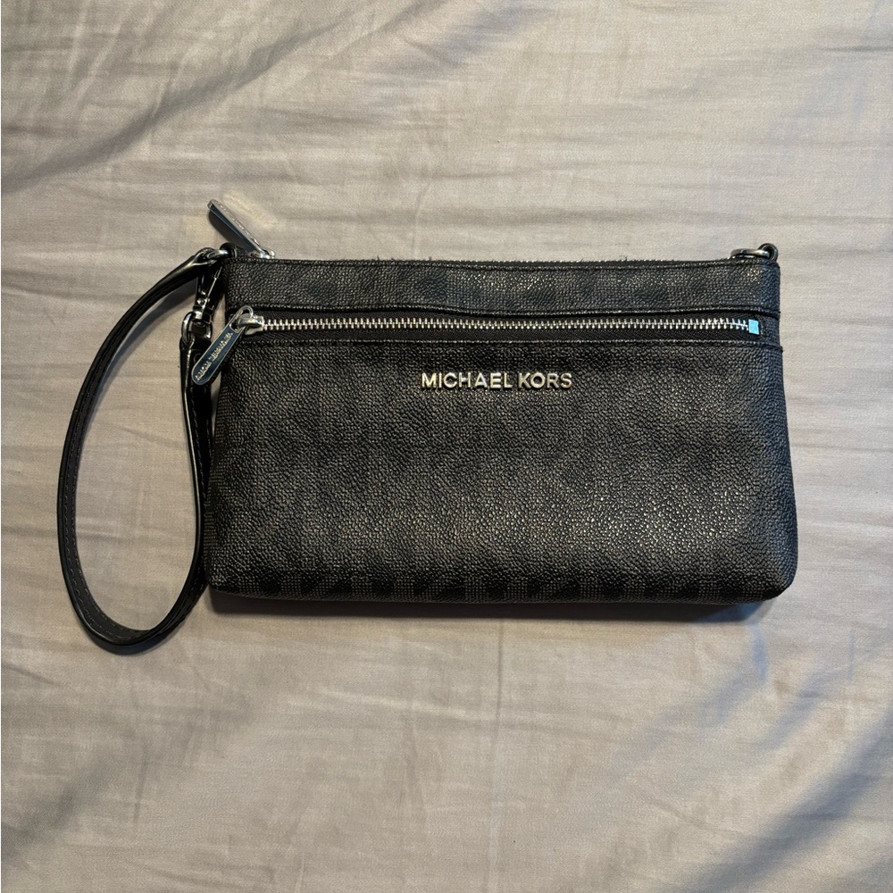 Michael Kors Black Wristlet